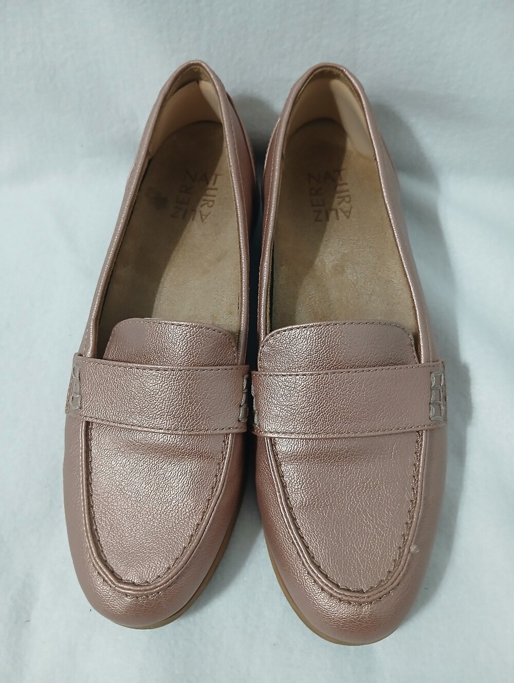 Naturalizer Tan Leather Loafers